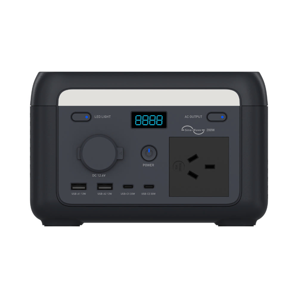Cygnett PD 3.0 200W 102.4Wh Portable Power Station - Black