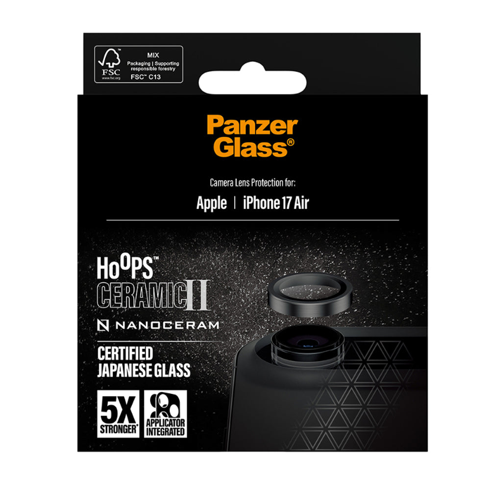 PanzerGlass Hoops Ceramic Lens Protector for iPhone Air