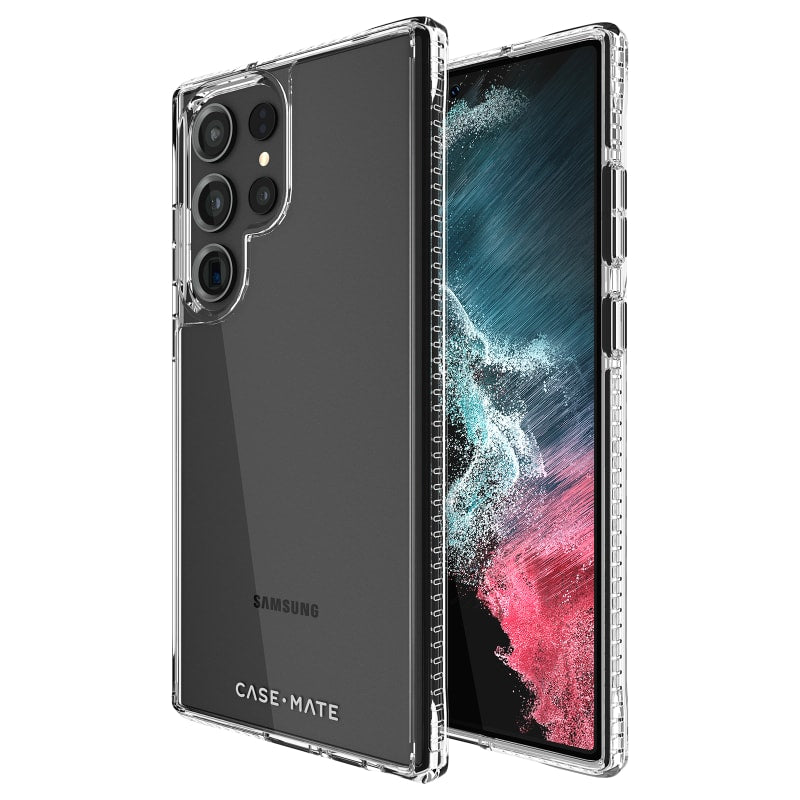 Case-Mate Tough Clear Plus Antimicrobial Case for Samsung Galaxy S23 Ultra - Clear