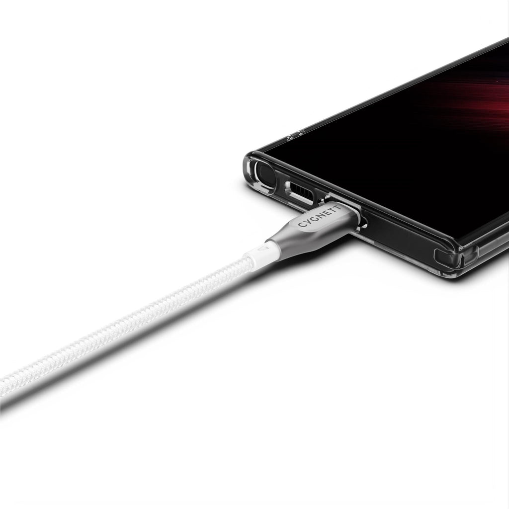 Cygnett Armoured USB-C to USB-C Cable 3M - White