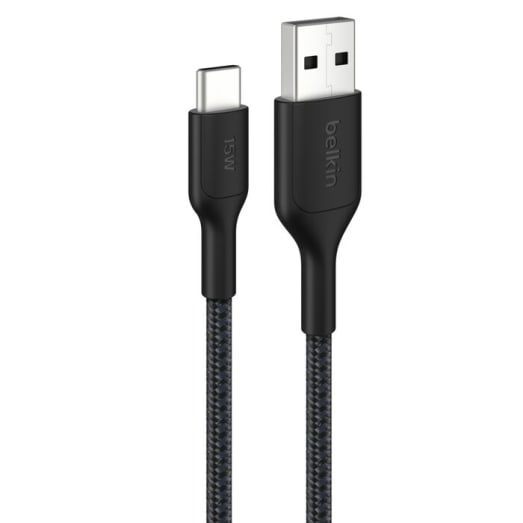 Belkin Boost Charge Pro USB-A to C - Braided Cable 1m - Black