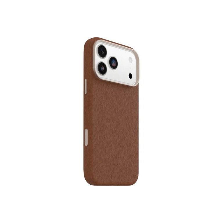 OtterBox Symmetry MagSafe Cactus Leather Case with Camera Control for iPhone 17 Pro Max- Desert Saddle Brown