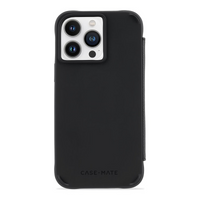 Thumbnail for Case-Mate Wallet Folio Case MagSafe for iPhone 14 Pro Max - Black