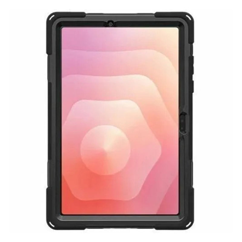 Samsung (Strike) Rugged Case with Hand Strap & Lanyard for Tab S11 - Black