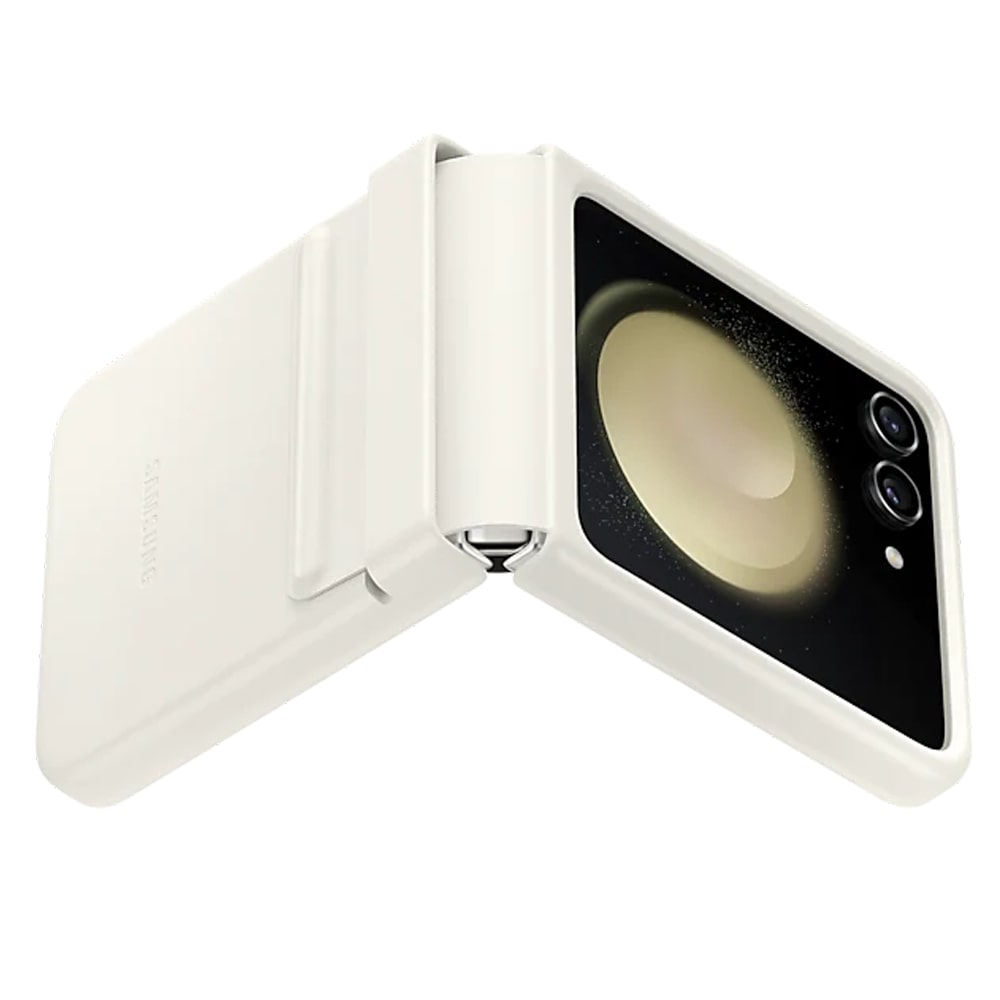 Samsung Flap ECO-Leather Case for Galaxy Z Flip5 Case - Cream