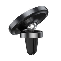 Thumbnail for Baseus Magnetic Car Mount for Dashboards and Air Outlets (Magsafe Compatible + Ring Included ) - Bla