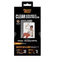 Thumbnail for PanzerGlass UltraWideFit with Fasfit in a box for Samsung GS26+ - Clear