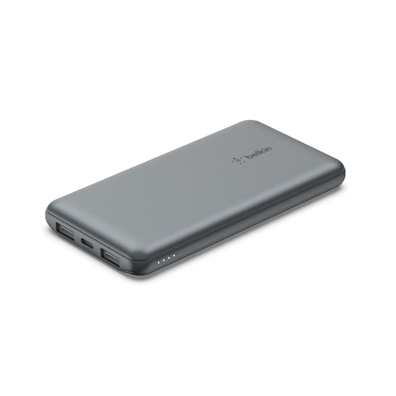 Belkin Boostcharge Slimline Power Bank 10,000 mAh 15W Battery Pack - Space Grey