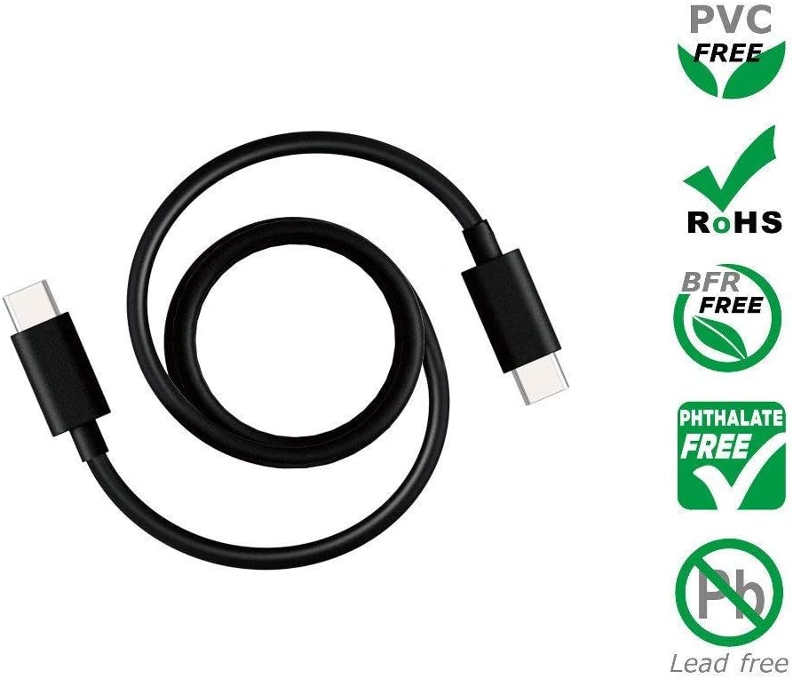 Motorola USB-C to USB-C 3.3ft Data/Charging Cable for Moto X4/E13/E6/E32/G04/G7/G75/G84/G53/G54/G55/Plus/Edge 40/Edge 50/Edge 60/Razr 50
