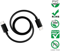 Thumbnail for Motorola USB-C to USB-C 3.3ft Data/Charging Cable for Moto X4/E13/E6/E32/G04/G7/G75/G84/G53/G54/G55/Plus/Edge 40/Edge 50/Edge 60/Razr 50