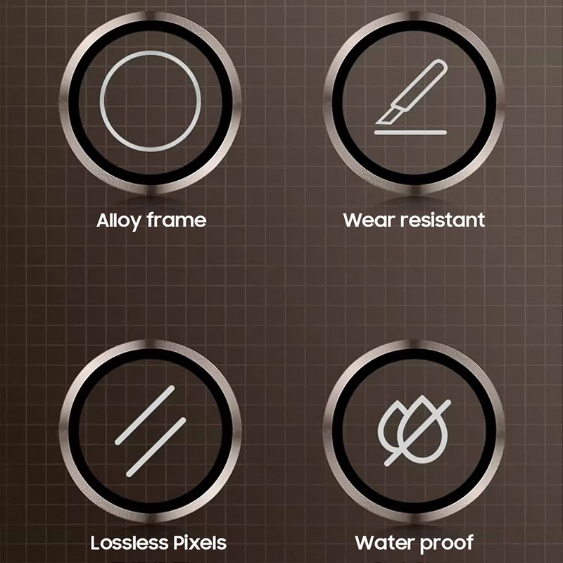 Samsung LITO C2 AR+AF Coating Aluminum Alloy Camera Corning Glass With Easy Installation for Galaxy S26 Ultra - Black