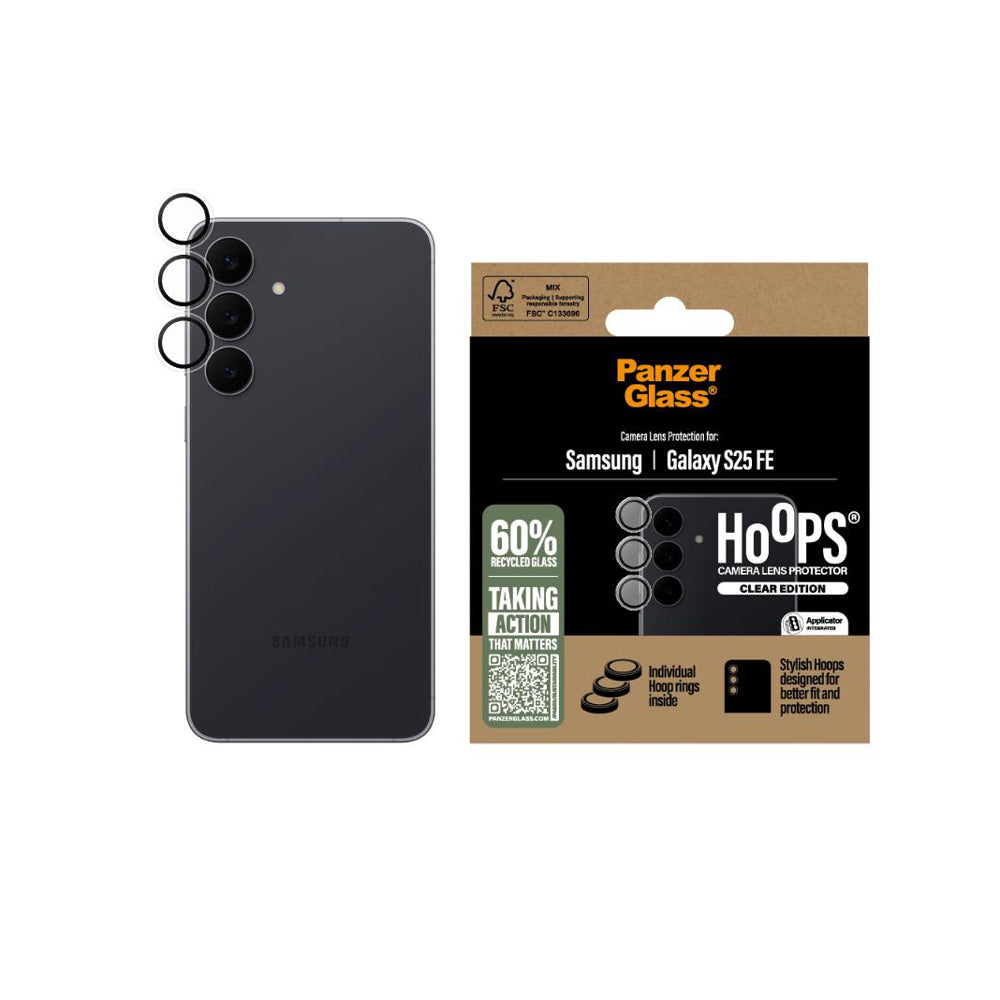 PanzerGlass Hoops Lens Protector for Samsung Galaxy S25 FE