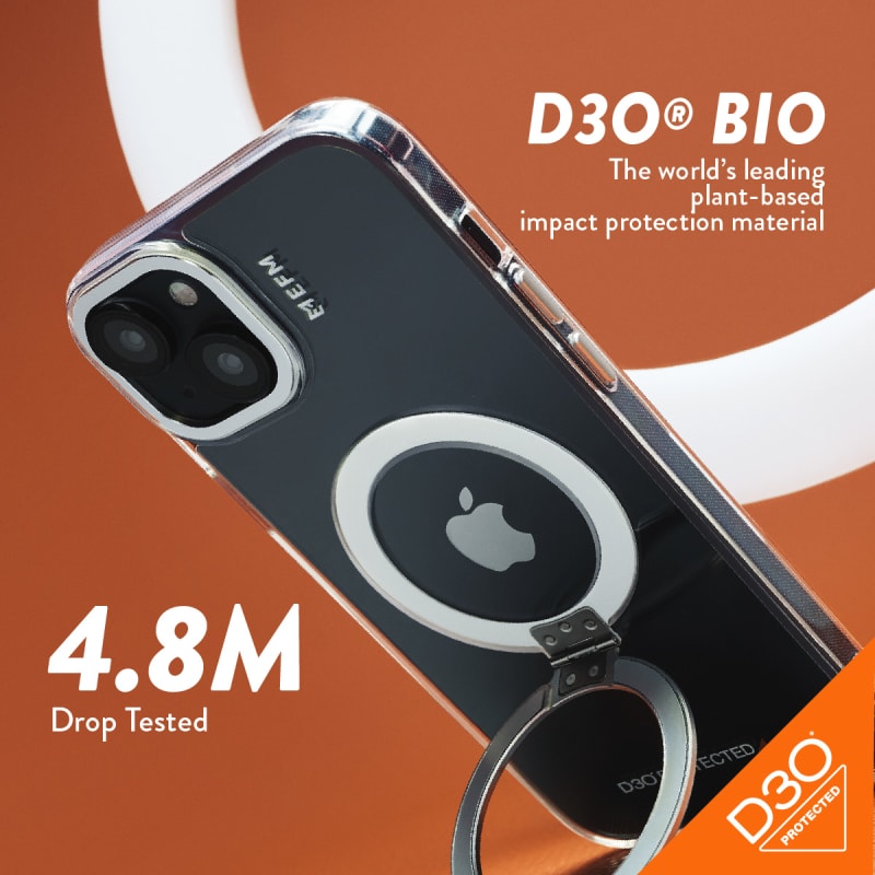 EFM Alta Case Armour with D3O Bio for iPhone 15 - 6.1" - Crystal Clear