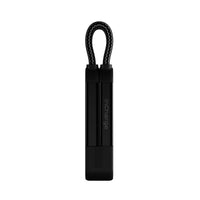 Thumbnail for Rolling Square inCharge X 100W 6 in 1 Keyring Cable - Lava Black