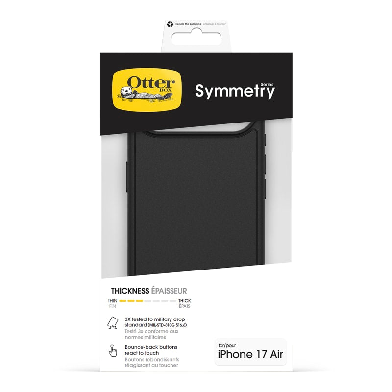 OtterBox Symmetry MagSafe Case with Camera Control for iPhone Air- Black