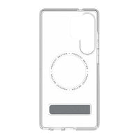Thumbnail for ZAGG Crystal Palace Snap MagSafe Compatible Case with Kickstand for Samsung S25 Ultra - Clear