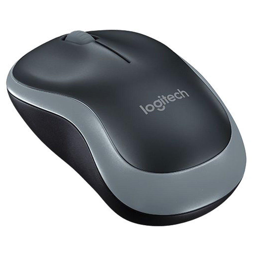 Logitech M185 Wireless Optical Mouse - Grey