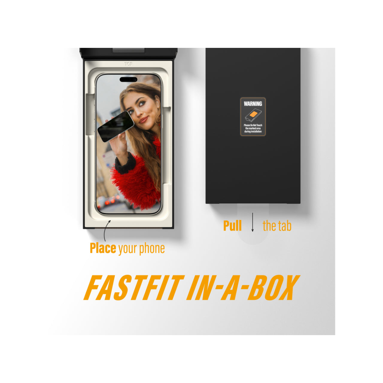 PanzerGlass Privacy Ultra Wide Fit Screen Protector with Fastfit in-a-box for iPhone 17 Pro Max