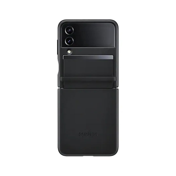 Samsung Galxy Z Flip4 Flap Leather Cover - Black