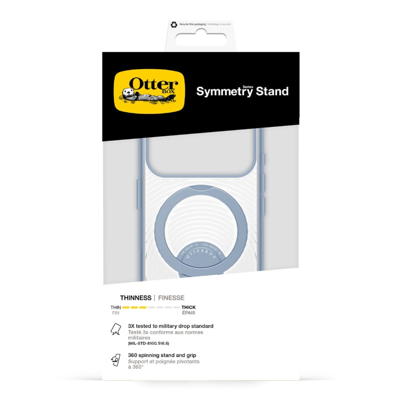 OtterBox Symmetry Stand Case for iPhone 18 Pro, 17 Pro - Blue