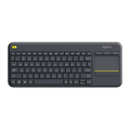 Logitech K400 Plus Wireless Touch Keyboard - Black