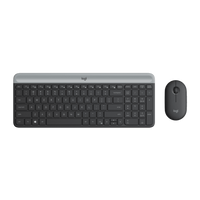 Thumbnail for Logitech MK470 Slim Wireless Keyboard Mouse - Graphite