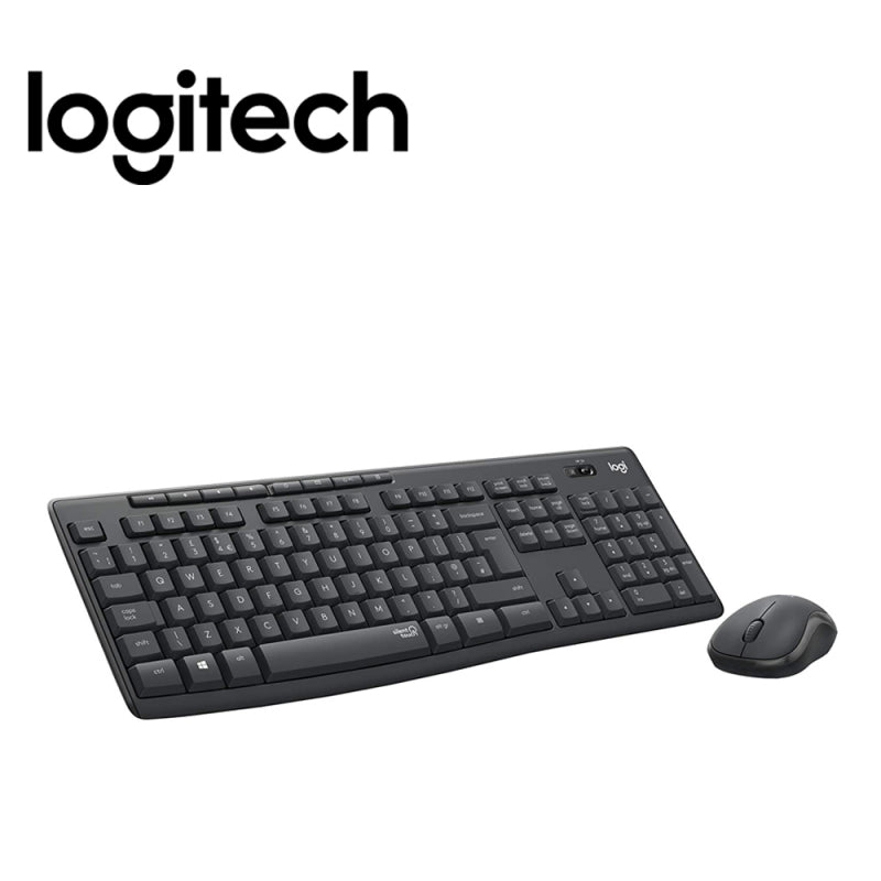 Logitech MK295 Wireless Keyboard & Mouse Combo - Black