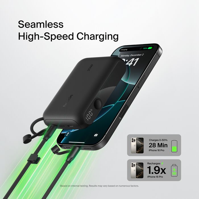 Belkin BoostCharge Power Bank 10K with Display