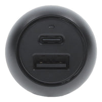 Thumbnail for OtterBox 32W Dual Port Standard Fast Car Charger - Black
