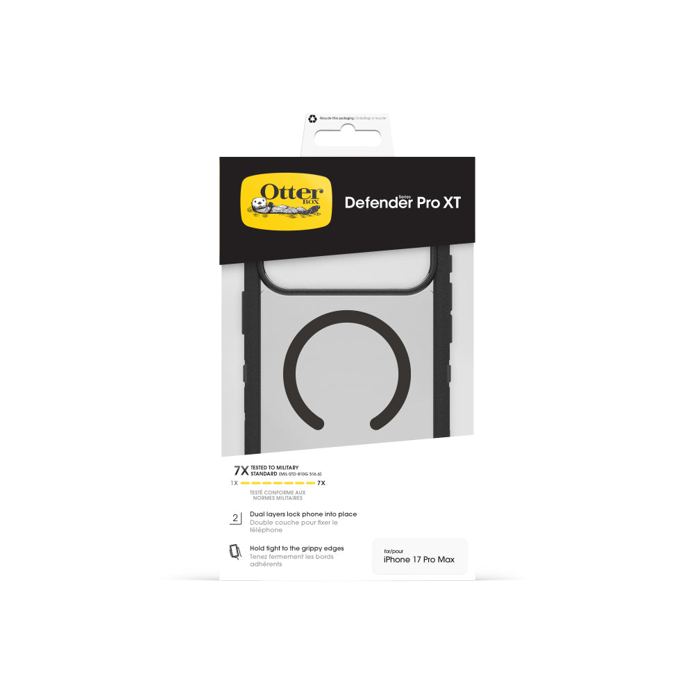 OtterBox Defender Pro XT Case (CC) for iPhone 17 Pro Max -Dark Side