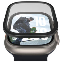 PanzerGlass Metal Frame Screen Protector for Apple Watch Ultra/2/3 (49mm) - Black