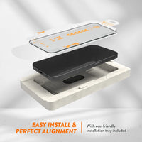 Thumbnail for EFM Privacy Glass Screen Armour For iPhone 15 Pro - Black Transparent