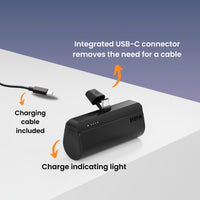 Thumbnail for EFM Power On-The-Go 5,000mAh Power Bank For all USB-C Devices - Black