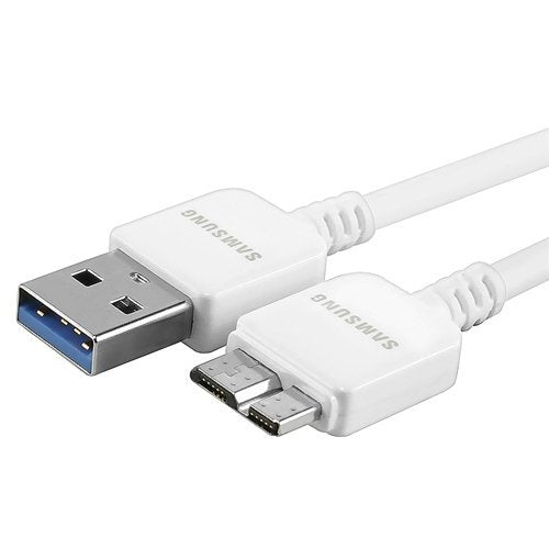 Samsung Galaxy Note 3, S5 USB 3.0 Data Sync Charging Cable - White New