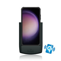 Thumbnail for Samsung Wireless Charging Car Phone Holder with Strike Rugged Case for Galaxy S23 - Black
