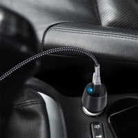 Thumbnail for Bonelk Car Charger, Carbon Series, USB-A 2.4A, 12W - Black