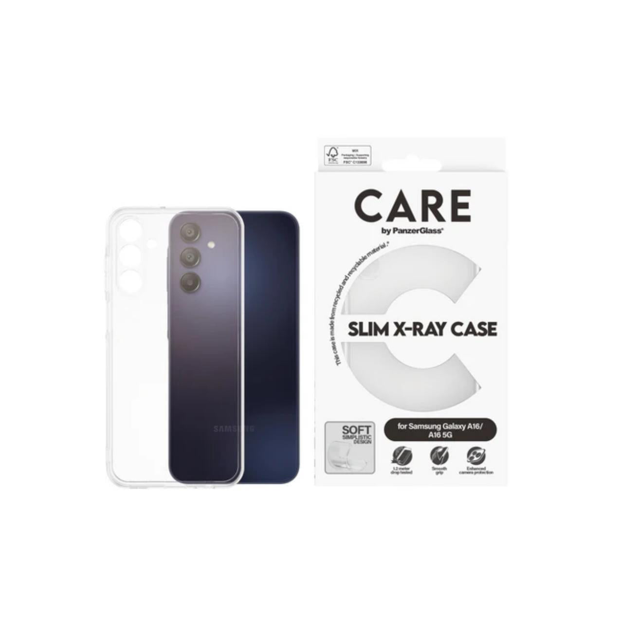 PanzerGlass CARE Case for Samsung Galaxy A16 4G/5G - Clear