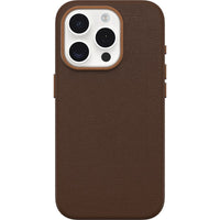 Thumbnail for OtterBox Symmetry Cactus Leather Case for iPhone 15 Pro - Brown