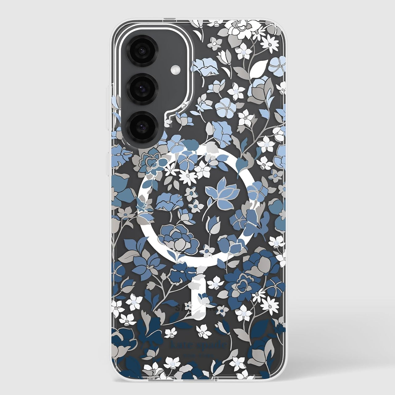 Kate spade Case with Magnets  for Samsung Galaxy S25 Plus - Flowerbed Blue Gems