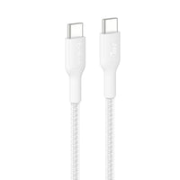 Thumbnail for Belkin Boost Charge Pro USB-C to C 240W Braided Cable 1m Universally Compatible - White