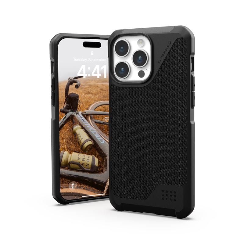 UAG Metropolis LT Kevlar Magsafe case for iPhone 15 Pro Max - Black