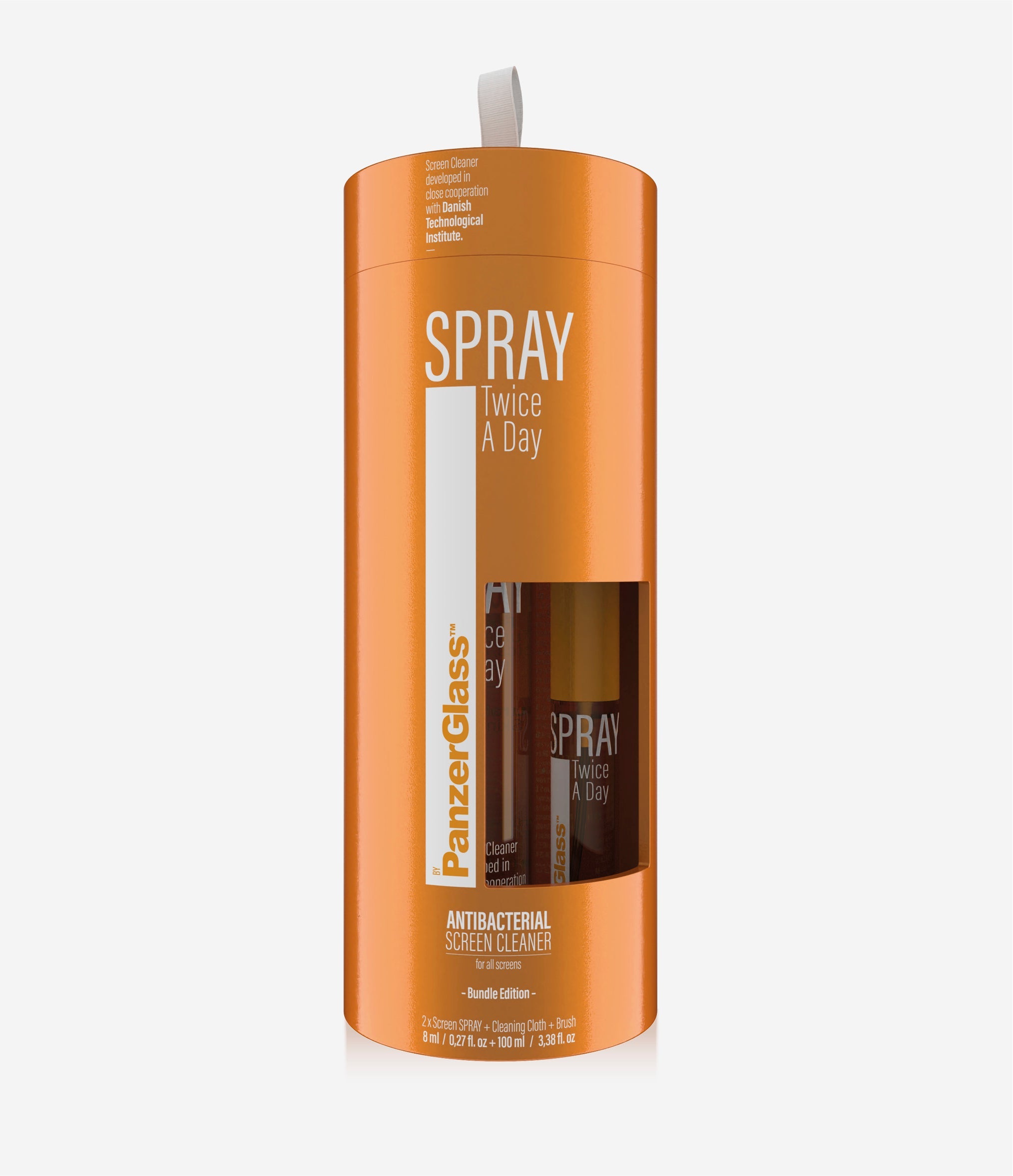 Panzer Glass Universal Spray Twice a Day 8ml + 100ml - Bundle