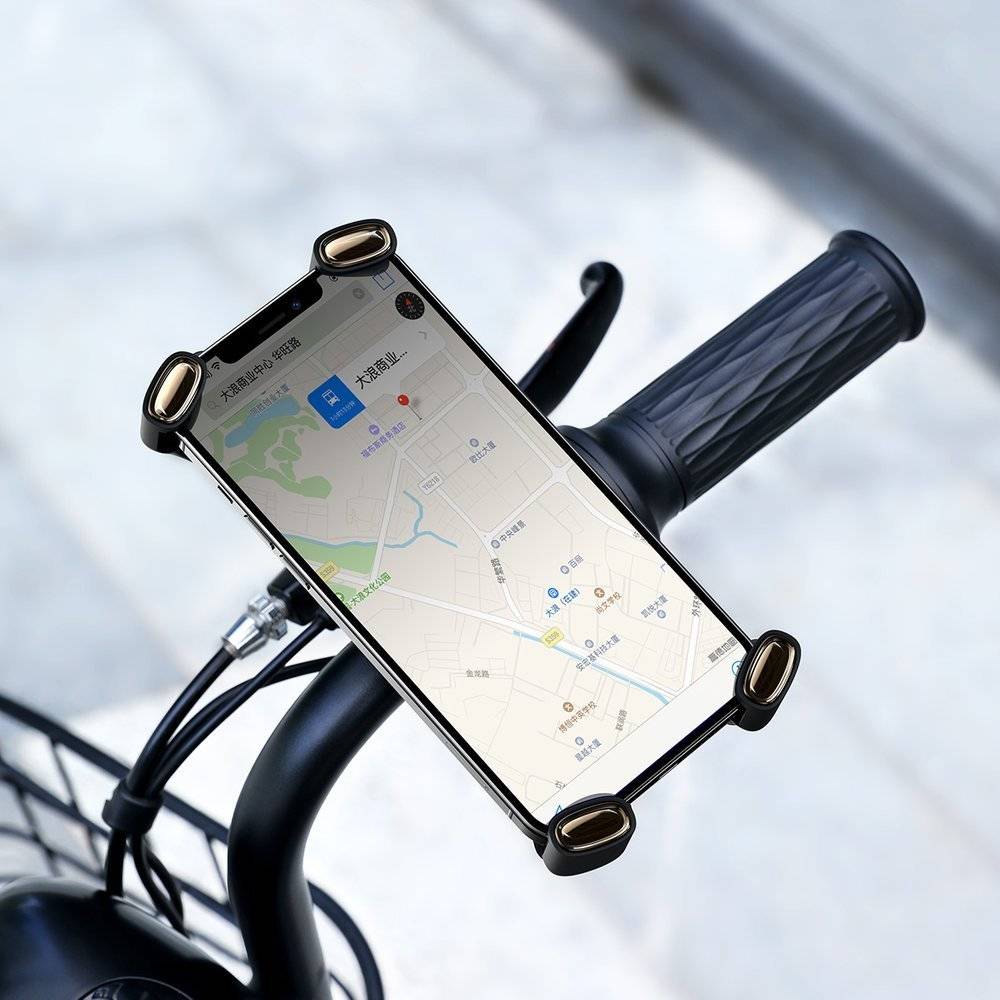 Baseus 360 Quick Lock Bike / Motorcycle Holder / Handlebar Bracket Mount for Phone