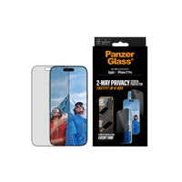 Thumbnail for PanzerGlass Privacy UltraWide Fit Screen Protector with Fastfit in-a-box apple iPhone 17 Pro