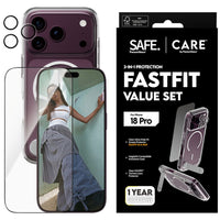 PanzerGlass 3-in-1 Protection Bundle for iPhone 18 Pro - Clear