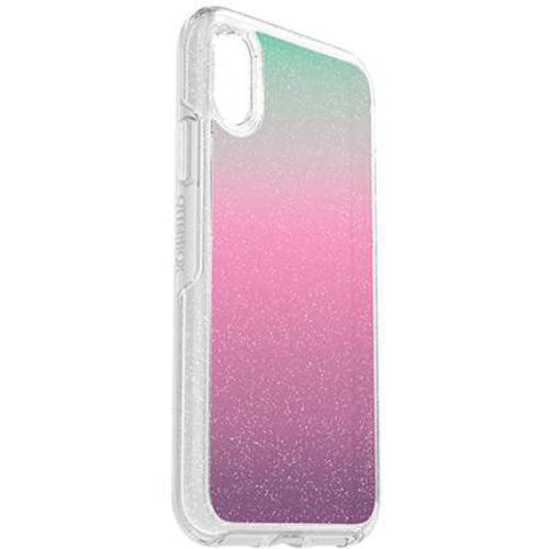 Symmetry Series for iPhone X/Xs - Gradient Energy (Teal/Purple/Pink Glitter)