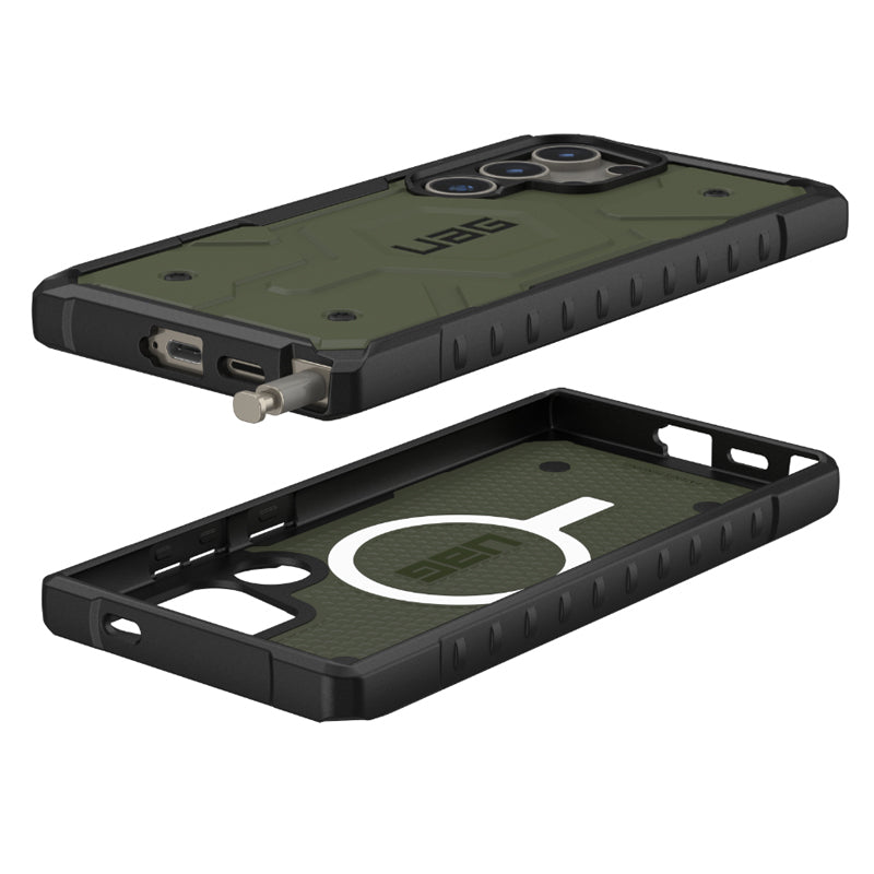 UAG Pathfinder Magsafe Case for Samsung Galaxy S24 Ultra - Olive Drab