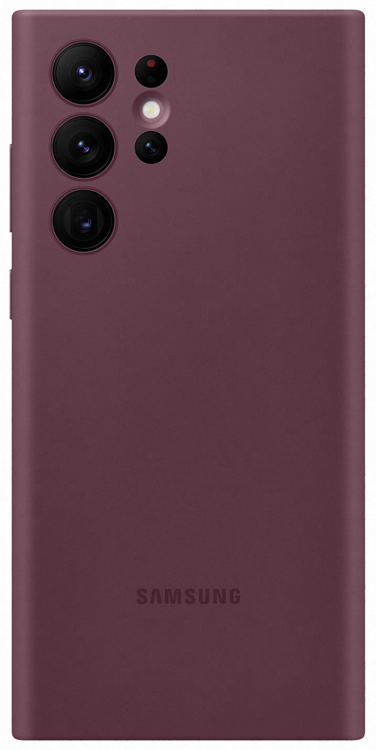 Samsung Silicone Cover for Galaxy S22 Ultra - Burgundy