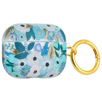 Thumbnail for Case-Mate Rifle Paper Case with Ring Clip For Airpods Pro/Pro (2nd Gen) - Garden Blue