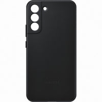 Thumbnail for Samsung Leather Cover for Galaxy S22+ PLUS - Black
